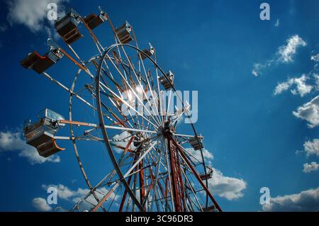 Riesenrad auf der Kreismesse Stockfoto