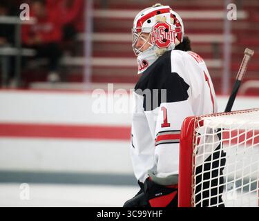 29. Oktober 2022: Ohio State Buckeyes Torhüter Raygan Kirk (1) im Spiel gegen die Minnesota Golden Gophers in Columbus, Ohio. Brent Clark/CSM (Bild: © Brent Clark/CSM via ZUMA Press Wire) Stockfoto