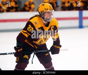 29. Oktober 2022: Die Minnesota Golden Gophers schlagen Abigail Boreen (22) gegen die Ohio State Buckeyes in Columbus (Ohio) vor. Brent Clark/CSM (Bild: © Brent Clark/CSM via ZUMA Press Wire) Stockfoto