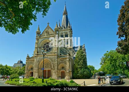 Kirche Notre-Dame in Epernay in der Champagne bei Reims, Département Marne, Nordfrankreich. Stockfoto
