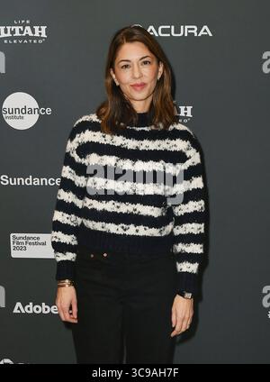 20. Januar 2023, Park City, Utah, USA: Sofia Coppola nimmt am 20. Januar 2023 im Eccles Center Theatre am Sundance Film Festival, Utah, am 20. Januar 2023 Teil. (Kreditbild: © imageSPACE via ZUMA Press Wire) Stockfoto