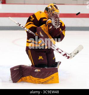 29. Oktober 2022: Skylar Vetter (31), Torhüter der Minnesota Golden Gophers, holt sich in Columbus, Ohio, den Sieg gegen die Ohio State Buckeyes. Brent Clark/CSM (Bild: © Brent Clark/CSM via ZUMA Press Wire) Stockfoto