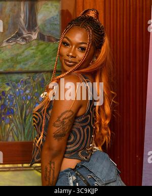 21. Juni 2023, Oakland, CA, USA: TIA NOMORE besucht A24 Films Special Screening des Films „Earth Mama“ am 21. Juni 2023 im Grand Lake Theatre in Oakland, Kalifornien. (Bild: © Casey Flanigan/imageSPACE via ZUMA Press Wire) Stockfoto