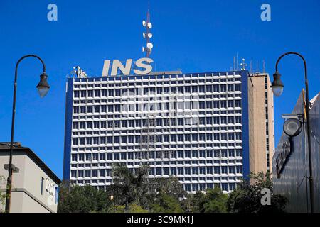 Januar 2023: 01/2023 San JosÃÂ. Edificio del Instituto Nacional de Seguros (Foto: © Rafael Pacheco Granados/La Nacion Via ZUMA Press) Stockfoto