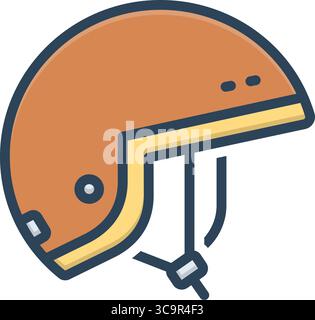 Symbol für Helm, Sicherheit Stock Vektor