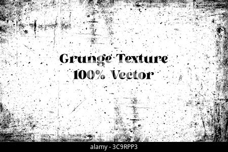 Grunge-Texturvektor und skalierbar. Stock Vektor