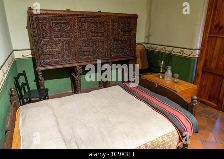 22. November 2018, Oaxaca de Juarez, Oaxaca, Mexiko: Historische Einrichtung im Casa Juarez Site Museum in Oaxaca, Mexiko, wo Benito Juarez 10 Jahre als Junge lebte. (Kreditbild: © Jon G. Fuller / Vwpics/VW Pics via ZUMA Press Wire) Stockfoto