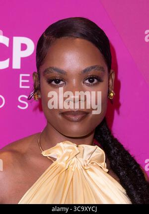 4. Februar 2023, Century City, Kalifornien, USA: Novi Brown auf dem roten Teppich des 54. NAACP Image Awards – Nominees Luncheon am Samstag, 4. Februar 2023 im Fairmont Century Plaza in Century City, Kalifornien. JAVIER ROJAS/PI (Foto: © Prensa Internacional Via ZUMA Press Wire) Stockfoto