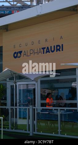 April 2023, Miami, FL, USA: 4. MAI, 2023: Alpha während der Grand Prix Rennwoche in Miami Gardens, FL. Jason Pohuski/BMR (Bild: © Jason Pohuski/BMR via ZUMA Press Wire) Stockfoto