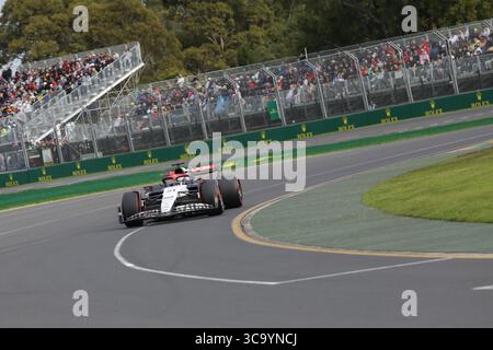 April 2023: NYCK DE VRIES während der Qualifikation beim Formel-1-Grand-Prix von Australien am 01. April 2023 in Melbourne, Australien (Foto: © Christopher Khoury/Australian Press Agency via ZUMA Wire) Stockfoto