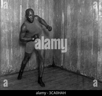 16. Mai 2023: Boxlegende Jack Johnson in einem undatierten Foto. (Kreditbild: © File/Chicago Tribune via ZUMA Press Wire) Stockfoto