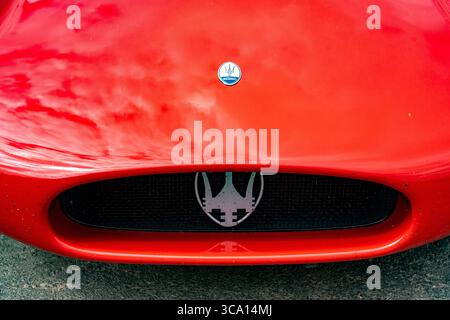 14. September 2022, Moab, Utah, USA: Ein seltener in Italien gebauter Maserati 250S-Rennwagen aus dem Jahr 1957 bei der Colorado Grand Road Rallye. (Kreditbild: © Jon G. Fuller / Vwpics/VW Pics via ZUMA Press Wire) Stockfoto