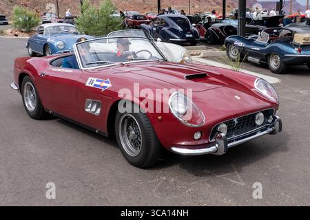 14. September 2022, Moab, Utah, Vereinigte Staaten: 1962 Ferrari 250 GT SWB California Spyder Sportwagen bei der Colorado Grand Road Rallye. (Kreditbild: © Jon G. Fuller / Vwpics/VW Pics via ZUMA Press Wire) Stockfoto