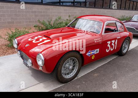 14. September 2022, Moab, Utah, USA: Ein in Italien gebauter Fiat 8V Zagato Sportwagen aus dem Jahr 1955 bei der Colorado Grand Road Rallye. (Kreditbild: © Jon G. Fuller / Vwpics/VW Pics via ZUMA Press Wire) Stockfoto