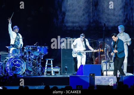 14. Januar 2023, Inglewood, Kalifornien, Vereinigte Staaten von Amerika: Jack White tritt während des iHeartRadio Alter EGO â€ 23 auf, das von Capital One am 14. Januar 2023 auf dem KIA Forum in Inglewood, Kalifornien präsentiert wurde. (Bild: © Chris Victorio/imageSPACE via ZUMA Press Wire) Stockfoto