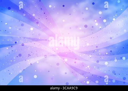 Abstrakter Hintergrund mit sanften Rosa- und Blautönen mit Glitzerelementen Stockfoto