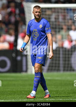 AMSTERDAM - Eric Dier von AS Monaco während des Übungsspiels zwischen Ajax Amsterdam und AS Monaco in der Johan Cruijff Arena am 3. August 2025 in Amsterdam, Niederlande. ANP | Hollandse Hoogte | GERRIT VAN KEULEN Stockfoto