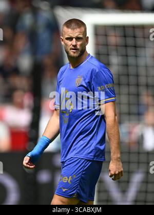 AMSTERDAM - Eric Dier von AS Monaco während des Übungsspiels zwischen Ajax Amsterdam und AS Monaco in der Johan Cruijff Arena am 3. August 2025 in Amsterdam, Niederlande. ANP | Hollandse Hoogte | GERRIT VAN KEULEN Stockfoto