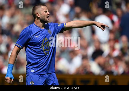 AMSTERDAM - Eric Dier von AS Monaco während des Übungsspiels zwischen Ajax Amsterdam und AS Monaco in der Johan Cruijff Arena am 3. August 2025 in Amsterdam, Niederlande. ANP | Hollandse Hoogte | GERRIT VAN KEULEN Stockfoto