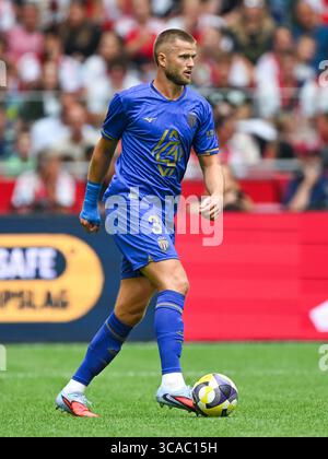AMSTERDAM - Eric Dier von AS Monaco während des Übungsspiels zwischen Ajax Amsterdam und AS Monaco in der Johan Cruijff Arena am 3. August 2025 in Amsterdam, Niederlande. ANP | Hollandse Hoogte | GERRIT VAN KEULEN Stockfoto