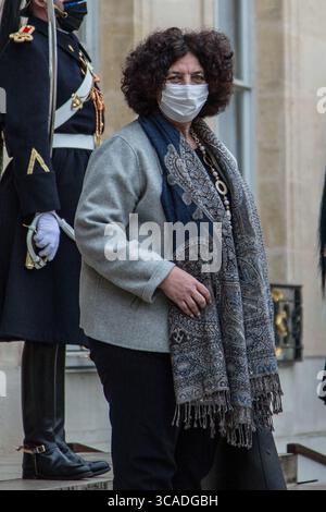 27. Januar 2021, Paris, Ile-de-France (Region, Frankreich: Emmanuelle Wargon, Delegierter des Ministers für den ökologischen Wandel, zuständig für den Wohnungsbau (Credit Image: © Sadak Souici/ZUMA Press Wire) Stockfoto