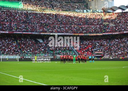 19. September 2023, Mailand, Lombardei, Italien: Gruppenspiel der UEFA Champions League zwischen AC Mailand und Newcastle United am Dienstag, den 19. September 2023, im Stadio San Siro, Italien (Foto: © Mickael Chavet/ZUMA Press Wire) Stockfoto