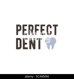Perfect Dent Logo Stock Vektor