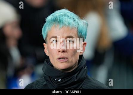 August 2023: Megan Rapinoe (USA) /L/ während eines Spiels, , at , . Kim Price/CSM (Kreditbild: © Kim Price/CSM via ZUMA Press Wire) Stockfoto