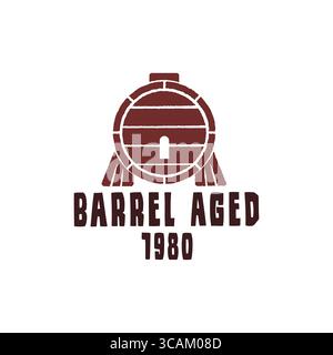 Logo Im Fassalter Stock Vektor