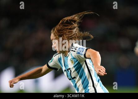 24. Juli 2023: Estefania Banini (Argentinien) spielt bei einem Spiel der Gruppe G (FIFA Frauen-Weltmeisterschaft Australien & Neuseeland 2023) in Eden Park, Auckland, Neuseeland. Kim Price/CSM (Kreditbild: © Kim Price/CSM via ZUMA Press Wire) Stockfoto
