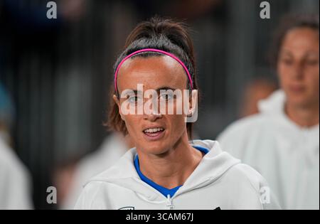 24. Juli 2023: Barbara Bonansea (Italien) sieht bei einem Spiel der Gruppe G - FIFA Frauen-Weltmeisterschaft Australien und Neuseeland 2023, Italien gegen Argentinien, im Eden Park, Auckland, Neuseeland, an. Kim Price/CSM (Kreditbild: © Kim Price/CSM via ZUMA Press Wire) Stockfoto