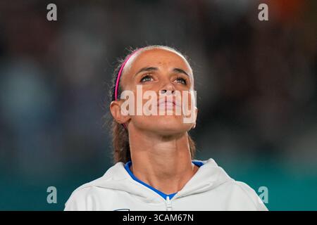 24. Juli 2023: Barbara Bonansea (Italien) sieht bei einem Spiel der Gruppe G - FIFA Frauen-Weltmeisterschaft Australien und Neuseeland 2023, Italien gegen Argentinien, im Eden Park, Auckland, Neuseeland, an. Kim Price/CSM (Kreditbild: © Kim Price/CSM via ZUMA Press Wire) Stockfoto