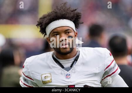 19. November 2023: Der Quarterback der Arizona Cardinals Kyler Murray (1) während eines Spiels zwischen den Arizona Cardinals und den Houston Texans in Houston, Texas. ..Trask Smith/CSM (Foto: © Trask Smith/CSM via ZUMA Press Wire) Stockfoto
