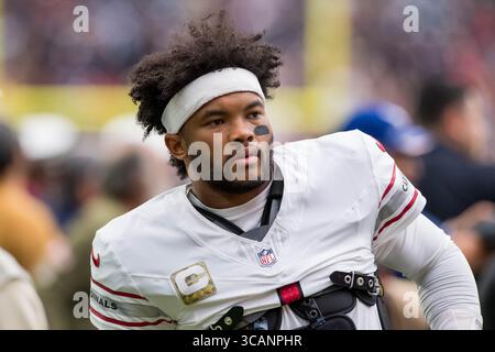 19. November 2023: Der Quarterback der Arizona Cardinals Kyler Murray (1) während eines Spiels zwischen den Arizona Cardinals und den Houston Texans in Houston, Texas. ..Trask Smith/CSM (Foto: © Trask Smith/CSM via ZUMA Press Wire) Stockfoto