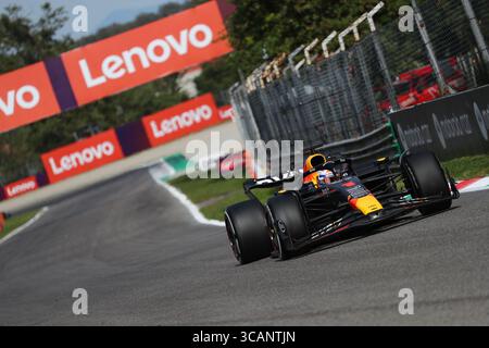 Juli 2023, Monza, MB, Italien: Max Verstappen (NED) Redbull Racing RB19..während des Rennens am Sonntag, 3. September 2023 FORMEL 1 PIRELLI GRAN PREMIO dÂ€™ITALIA 2023 - 1. September bis 3. September Monza, MB, ITALIEN (Kreditbild: © Alessio de Marco/ZUMA Press Wire) Stockfoto