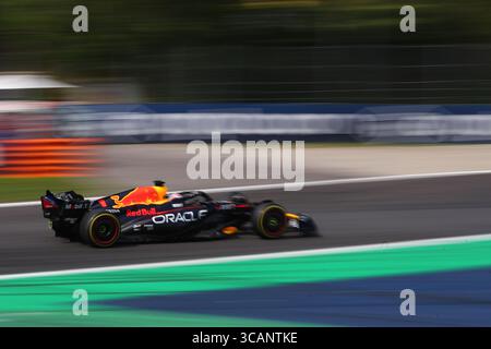 Juli 2023, Monza, MB, Italien: Max Verstappen (NED) Redbull Racing RB19..während des Rennens am Sonntag, 3. September 2023 FORMEL 1 PIRELLI GRAN PREMIO dÂ€™ITALIA 2023 - 1. September bis 3. September Monza, MB, ITALIEN (Kreditbild: © Alessio de Marco/ZUMA Press Wire) Stockfoto