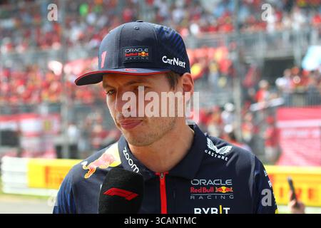 Juli 2023, Monza, MB, Italien: Max Verstappen (NED) Redbull Racing RB19..während des Rennens am Sonntag, 3. September 2023 FORMEL 1 PIRELLI GRAN PREMIO dÂ€™ITALIA 2023 - 1. September bis 3. September Monza, MB, ITALIEN (Kreditbild: © Alessio de Marco/ZUMA Press Wire) Stockfoto