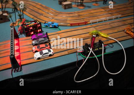 29. Dezember 2023, Saragossa, Spanien: Retro Gamer 2023, eine Veranstaltung, bei der Besucher mehr als 100 originale Spielautomaten genießen können, die große Arkaden nachahmen, die Sie in die 80er Jahre bringen, Saragossa, Spanien (Credit Image: © Nano Calvo / Vwpics/VW Pics via ZUMA Press Wire) Stockfoto