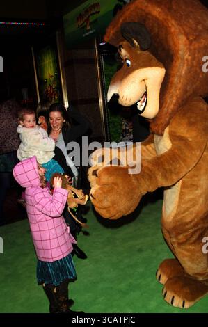Alex der Löwe bei der britischen Filmpremiere von „Madagascar 2: Escape to Africa“ am Empire Leicester Square in London am 23. November 2008 Stockfoto