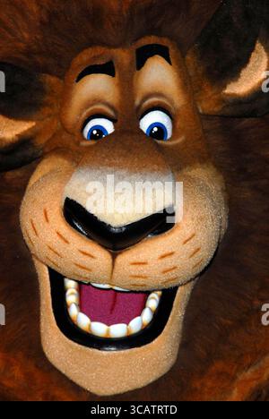 Alex der Löwe bei der britischen Filmpremiere von „Madagascar 2: Escape to Africa“ am Empire Leicester Square in London am 23. November 2008 Stockfoto