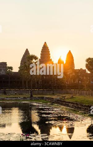 Angkor Wat, Angkor, UNESCO-Weltkulturerbe, Siem Reap, Kambodscha, Indochina, Südost-Asien Stockfoto