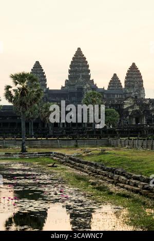 Angkor Wat, Angkor, UNESCO-Weltkulturerbe, Siem Reap, Kambodscha, Indochina, Südost-Asien Stockfoto