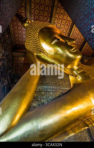 Wat Pho (Tempel des liegenden Buddha), Bangkok, Thailand Stockfoto