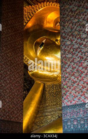Wat Pho (Tempel des liegenden Buddha), Bangkok, Thailand Stockfoto