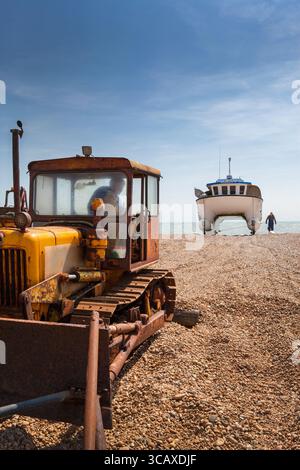 Dungeness Snack Shack, frische Fischhütte, Dungeness, Romney Marsh, Kent, England, Großbritannien Stockfoto