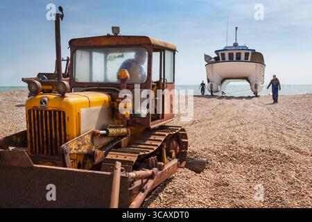 Dungeness Snack Shack, frische Fischhütte, Dungeness, Romney Marsh, Kent, England, Großbritannien Stockfoto