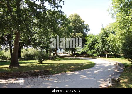 Botanischer Garten, Stadt Avranches, Département Manche, Frankreich Stockfoto