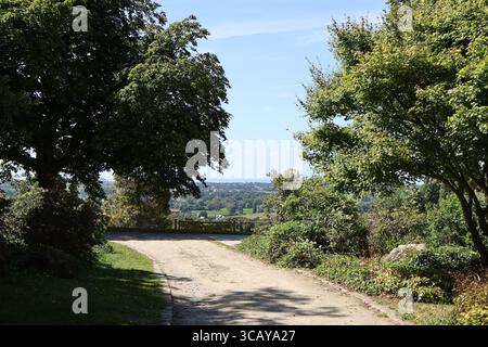 Botanischer Garten, Stadt Avranches, Département Manche, Frankreich Stockfoto