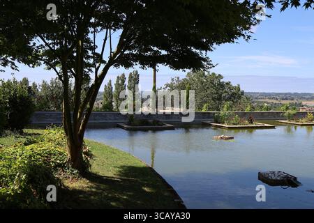 Botanischer Garten, Stadt Avranches, Département Manche, Frankreich Stockfoto