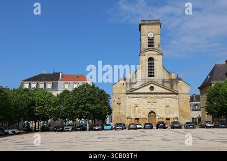 Saint-Dagobert Church, Longwy, Meurthe et Moselle, Frankreich Stockfoto